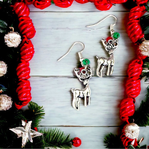 Reindeer Earrings - Picture 1 of 1